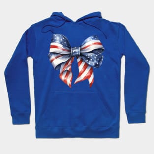 4th of July Ribbon #2 Hoodie